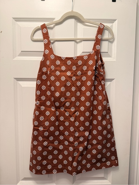 Maeve Dresses & Skirts - Maeve Rust Brown Floral Print Mini Dress